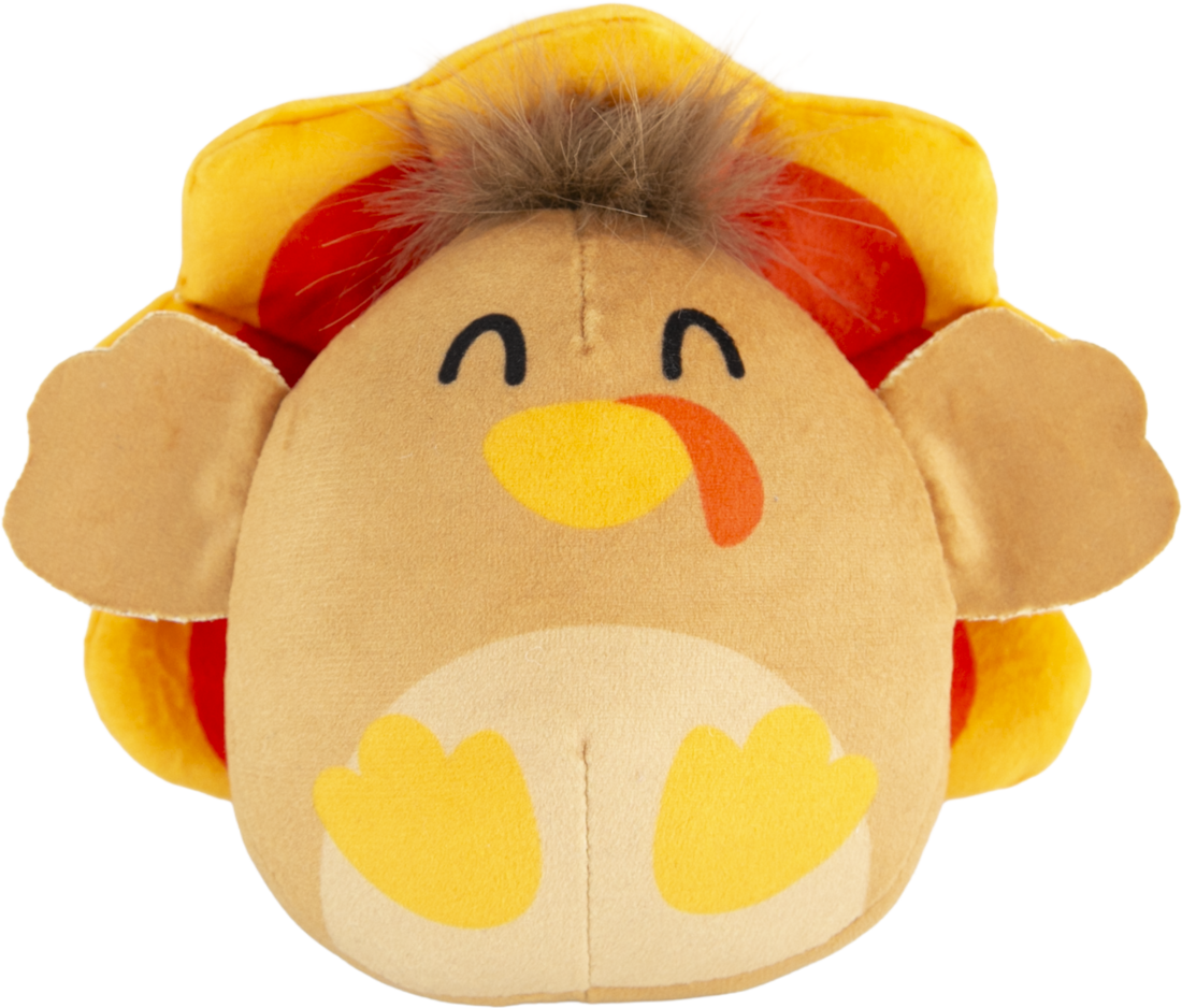 Play On Plush Turkey Dog Toy, 10 Inches