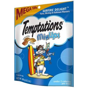 Temptations MixUps Treats for Cats Surfer's Delight Flavor, 6.3 Ounces