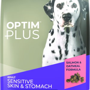 OptimPlus Adult Sensitive Skin & Stomach Salmon & Oatmeal Formula Dry Dog Food