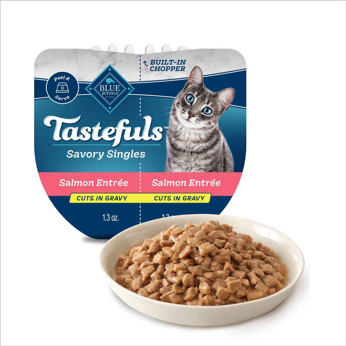 Blue Buffalo Tastefuls Savory Singles Cuts in Gravy Wet Cat Food - Image 2