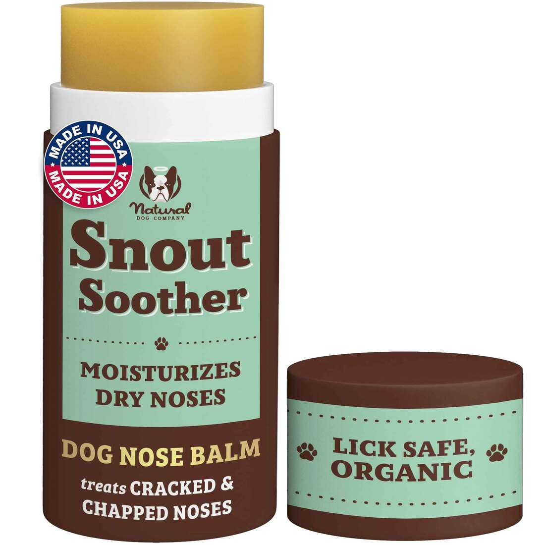 Natural Dog Company Snout Soother Nose Balm Stick for Dogs, 2 Ounces