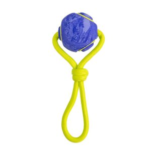 Outward Hound Flyfetch Ball Tug Dog Toy, Purple, Medium