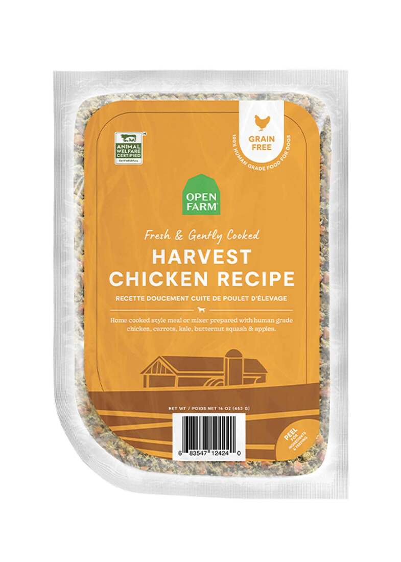 Open Farm Gently Cooked (Human Grade) Frozen Dog Food, Chicken, 96 Ounces - Not Available For Delive