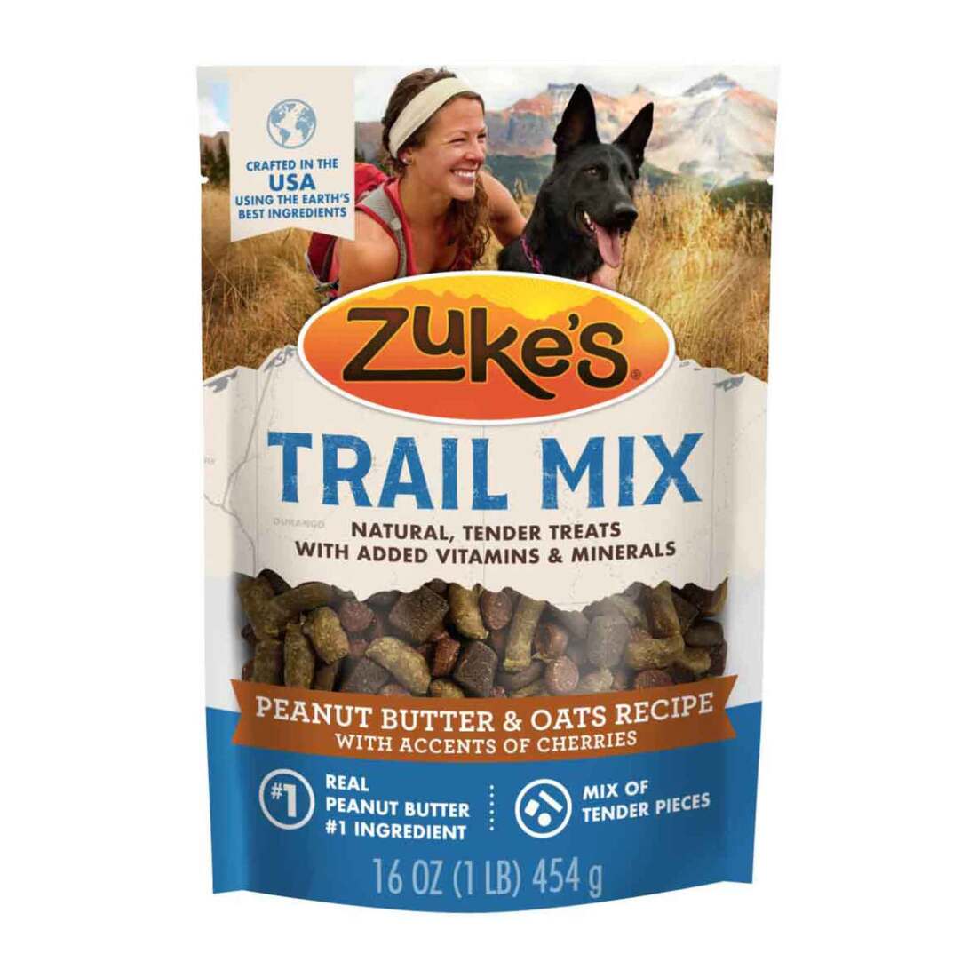 Zuke's Trail Mix Soft Dog Treats With Real Peanut Butter and Oats Recipe - Image 2