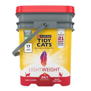 Purina Tidy Cats LightWeight 24/7 Performance Odor control, Multi-Cat Clumping 99.9 % Dust Free Cat