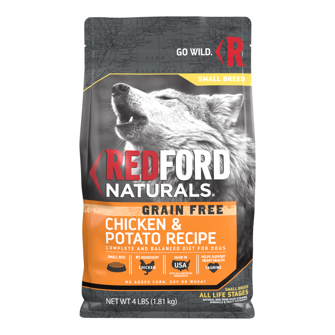 Redford Naturals Grain Free Small Breed Chicken and Potato Recipe Adult Dog Food - Image 2