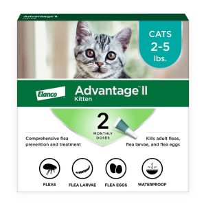 Advantage II Flea, Kitten, 2-5 Pounds, 2 Count