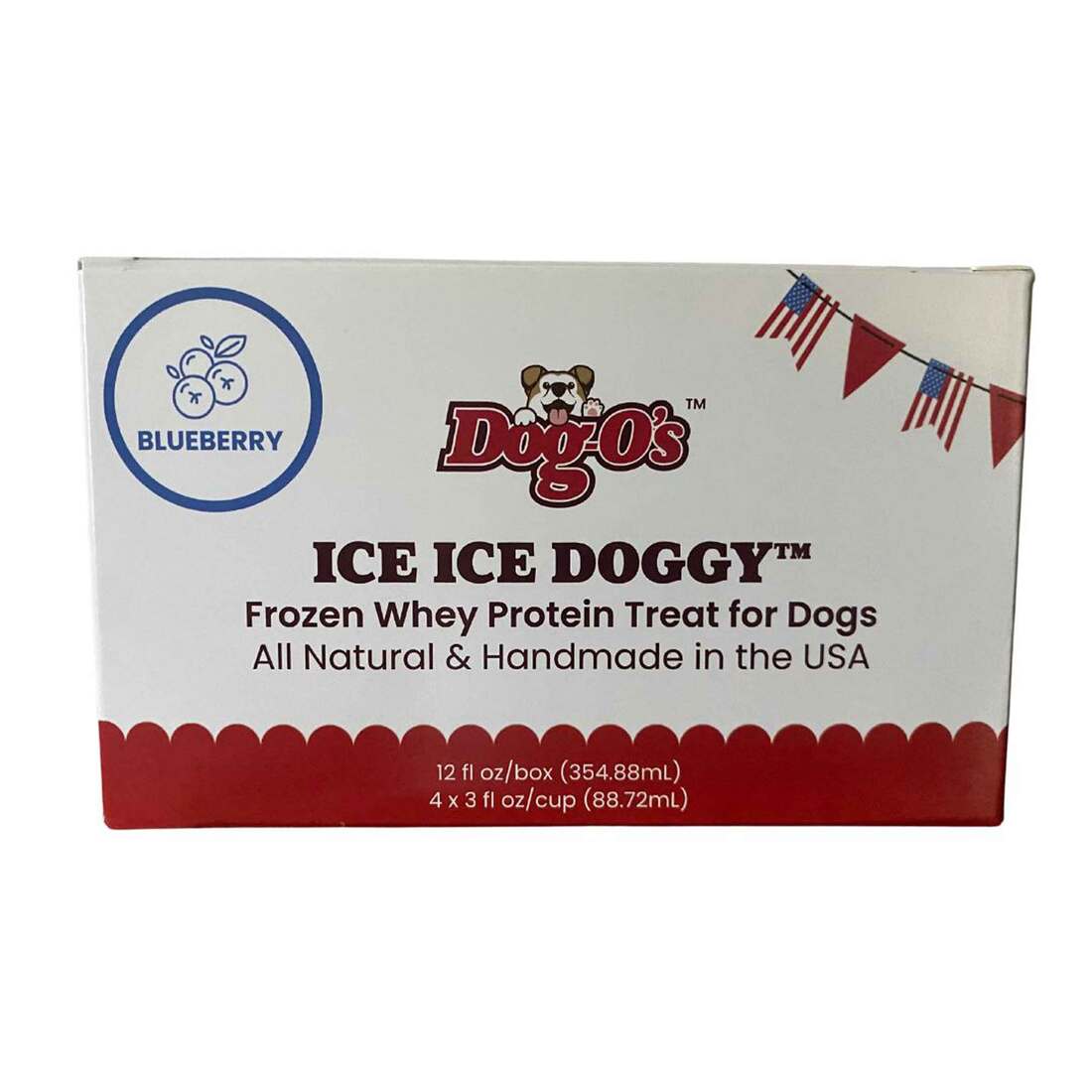 Dog-os Frozen Ice Ice Doggy Dog Treat, Blueberry - Image 2