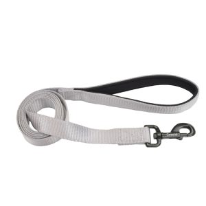 Coastal® Comfort Dog Leash, Silver, 1" x 06'
