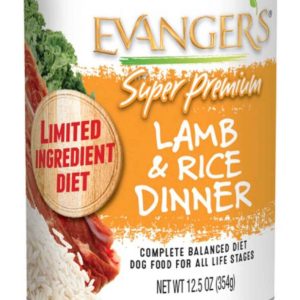 Evangers Gold Wet Dog Food, Lamb and Rice 12.5 Ounces