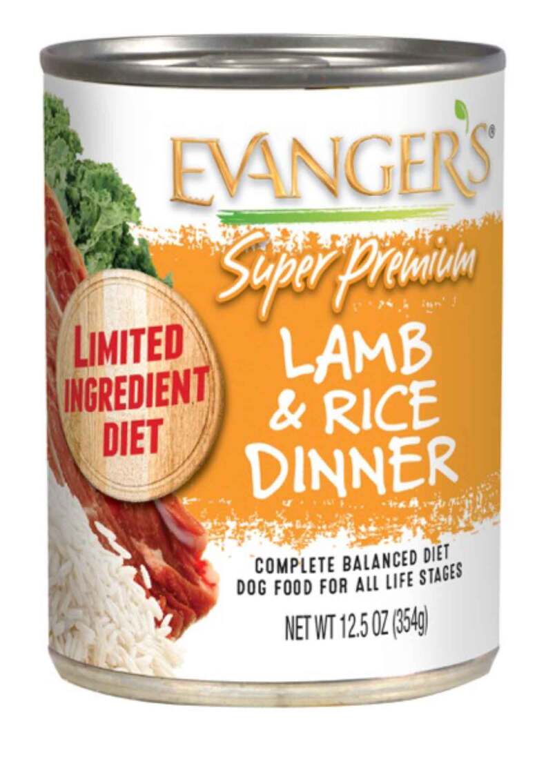 Evangers Gold Wet Dog Food, Lamb and Rice 12.5 Ounces