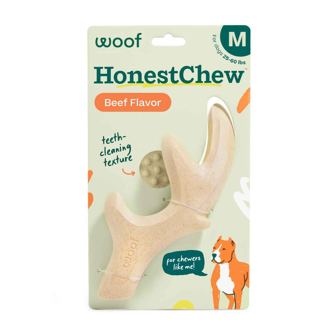Woof HonestChew Antler Dog Toy