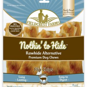 Fieldcrest Farms Dog Treat Nothin To Hide Beef Flip Chips, 1 Each