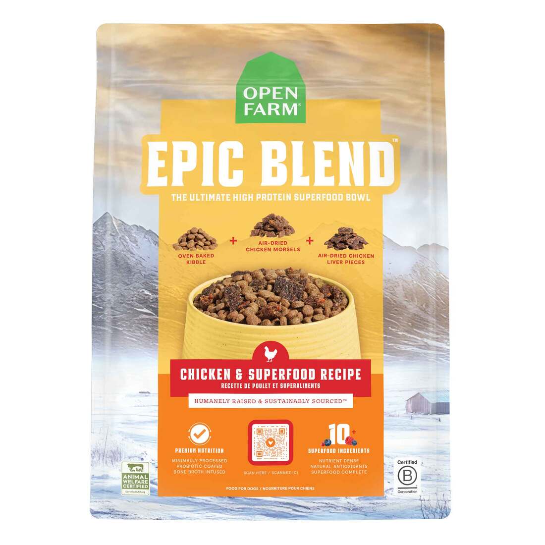 Open Farm Epic Blend Chicken & Superfood Grain-Free Dry Dog Food