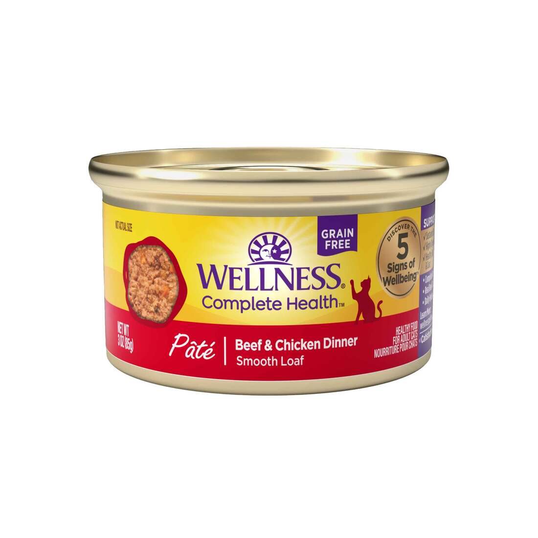 Wellness Complete Health Grain Free Canned Cat Food, Pate - Image 12