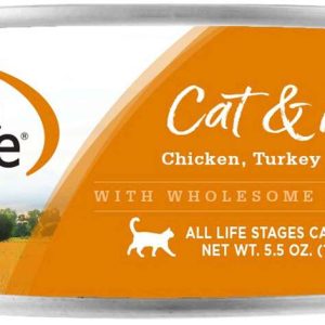NutriSource Pate Wet Cat/Kitten Food, Chicken/Turkey/Lamb, 5.5 Ounces
