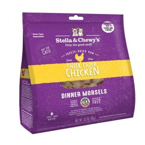 Stella & Chewy's Cat Freeze-Dried Raw, Chick Chick Chicken Dinner Morsels, 3.5 Ounces