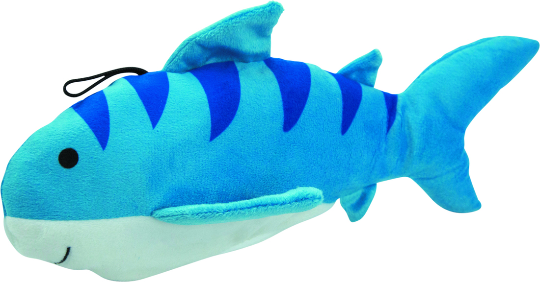 Play On Cat Toy Catnip Kicker Rechargeable Swimming Shark