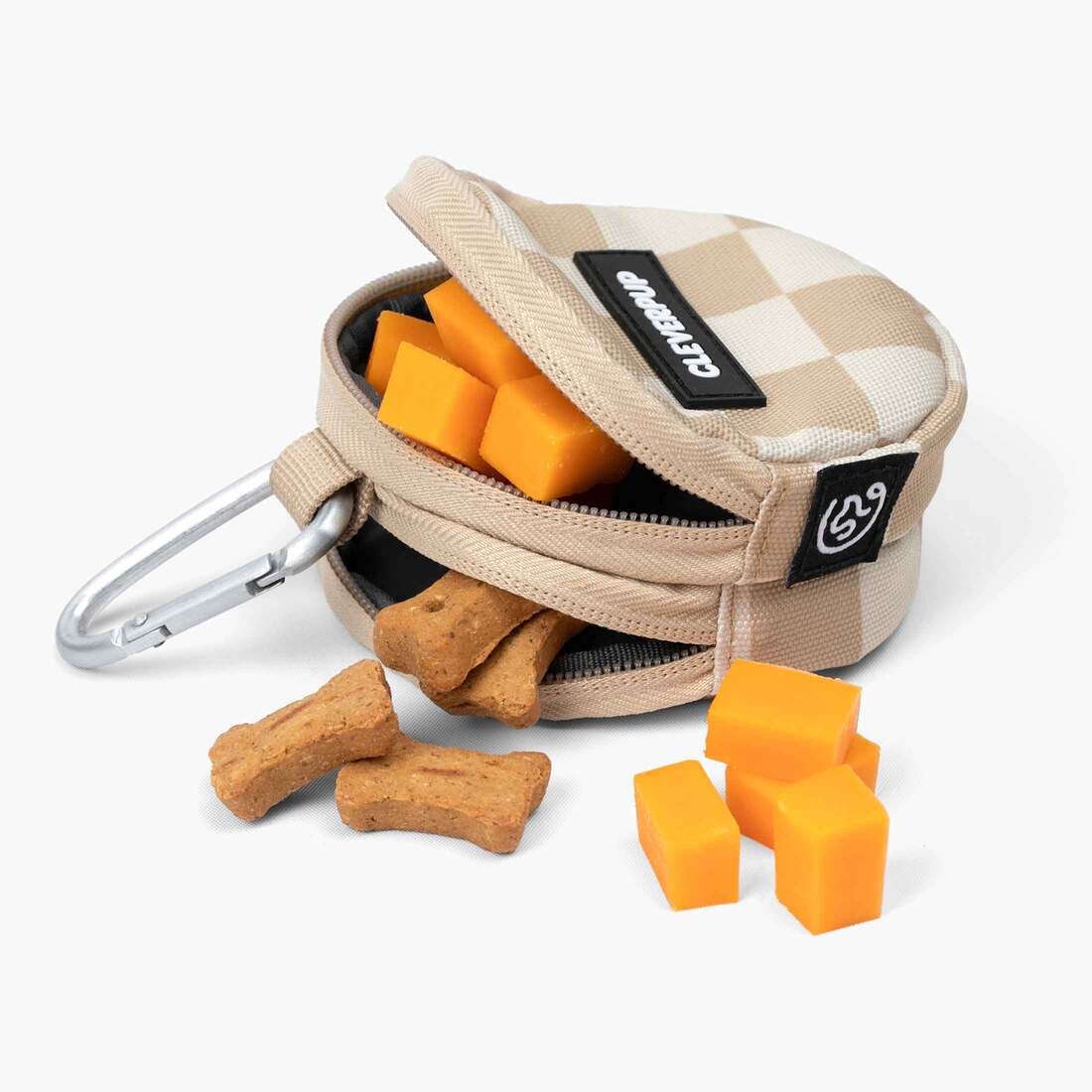 Cleverpup Insulated Snackpack Dog Travel Bag