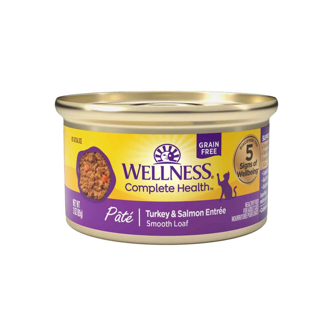 Wellness Complete Health Grain Free Canned Cat Food, Pate - Image 9