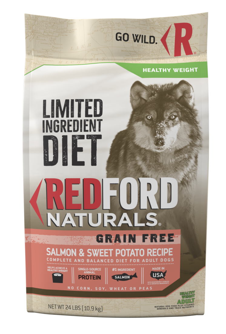 Redford Naturals Limited Ingredient Diet Grain Free Healthy Weight Salmon & Sweet Potato Recipe Adul
