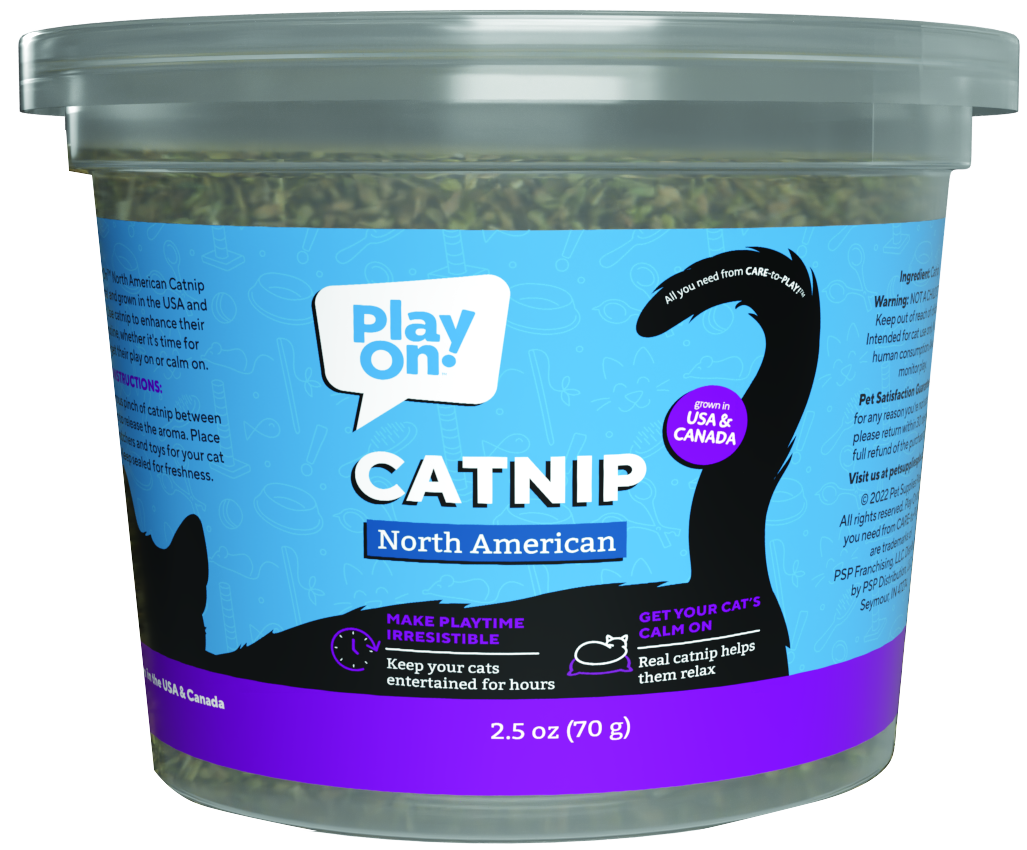 Play On North American Catnip Tub, 2.5 Ounces