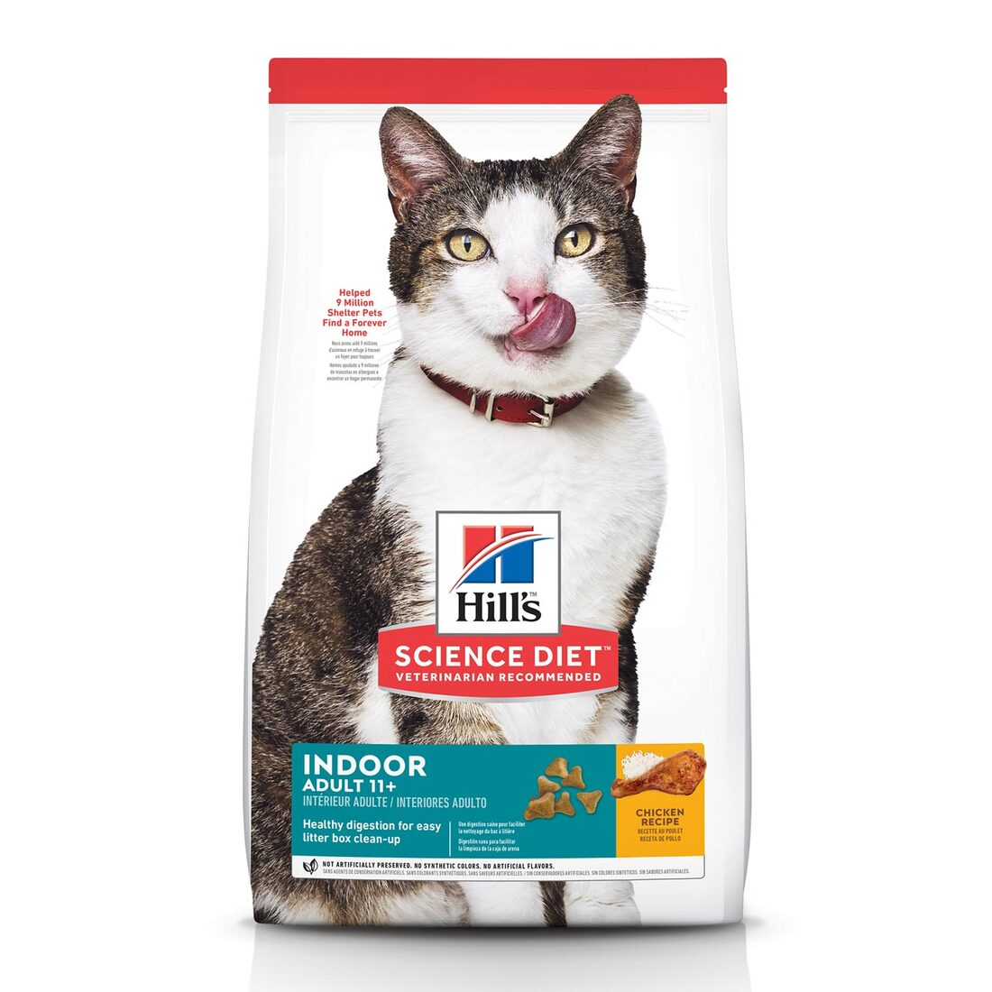 Hill's Science Diet Senior 11+ Indoor Chicken Recipe Dry Cat Food, 7 Pound Bag