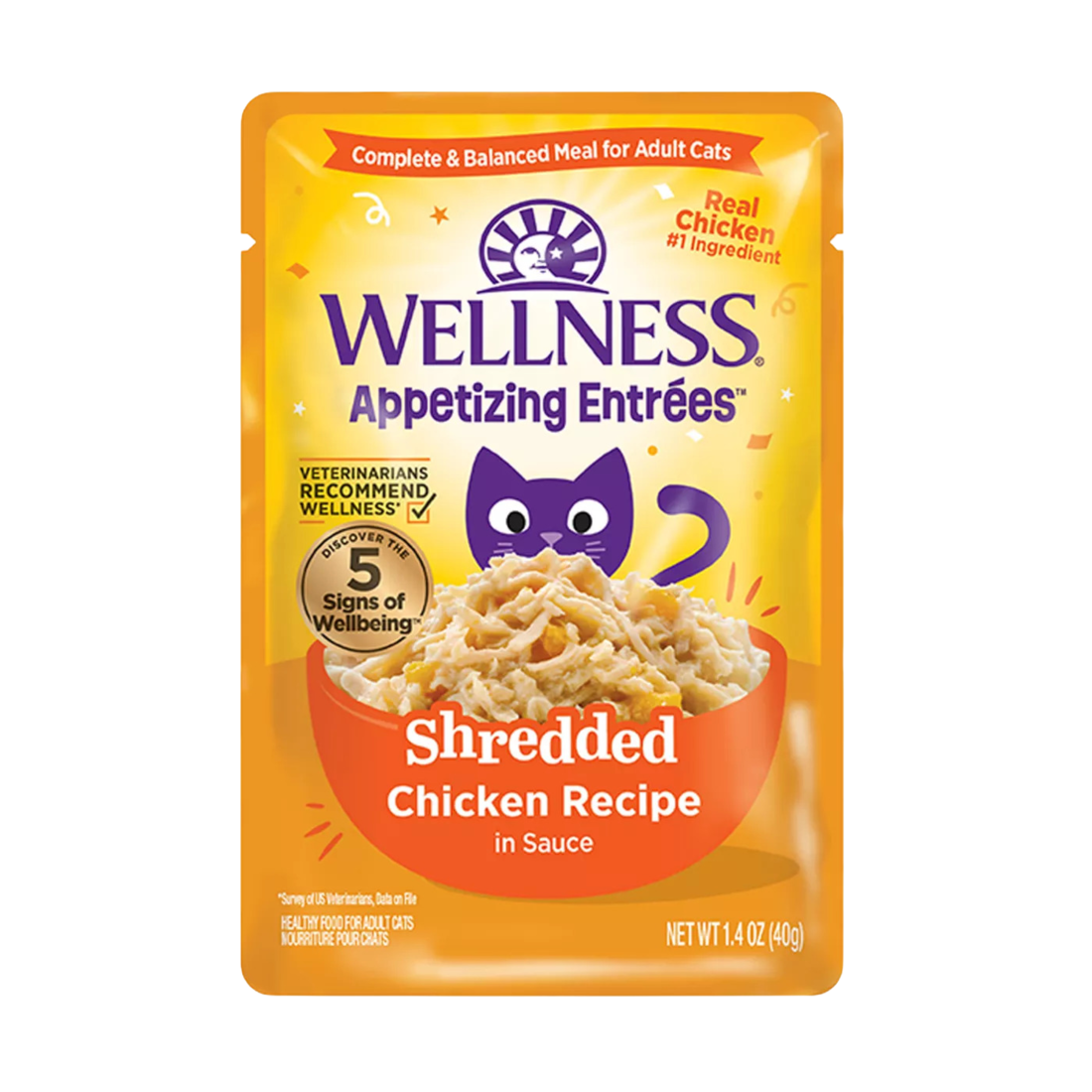 Wellness Appetizing Entrées™ Shredded Natural Wet Cat Food - Image 2