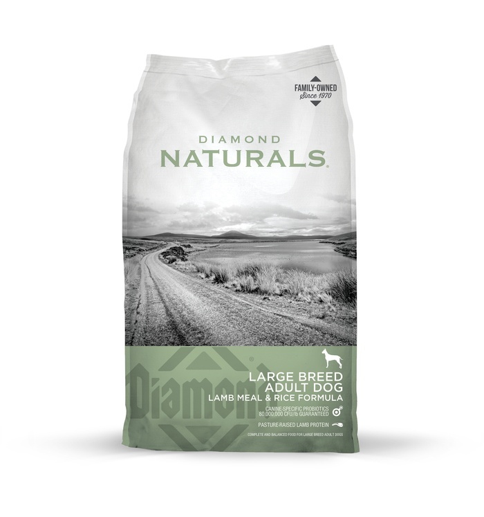 Diamond Naturals Large Breed Adult Dog Lamb Meal & Rice Formula, 40 Pounds