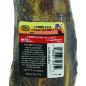 Wixom Ranch Natural Chews Medium Beef Center Cut Femur Bone