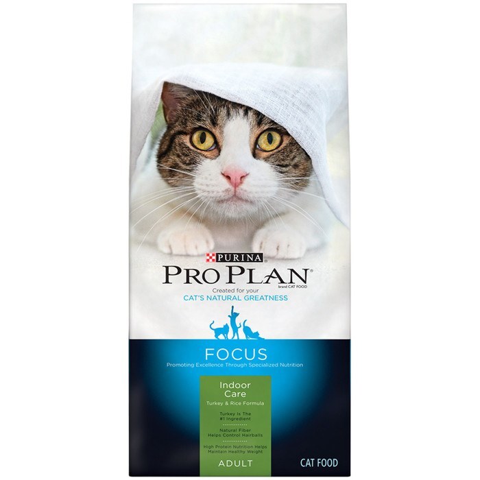 Purina Pro Plan Focus Adult Indoor Care Turkey & Rice Formula Cat Food - Image 2