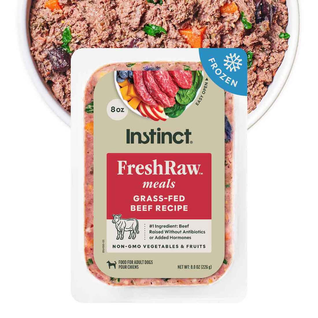 Instinct FreshRaw Meals Grass-Fed Beef Recipe Dog Food - Image 2