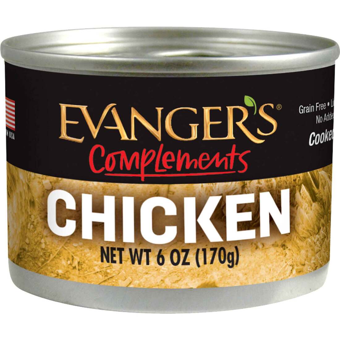 Evangers Grain Free Chicken Wet Dog and Cat Food, 6 Ounces