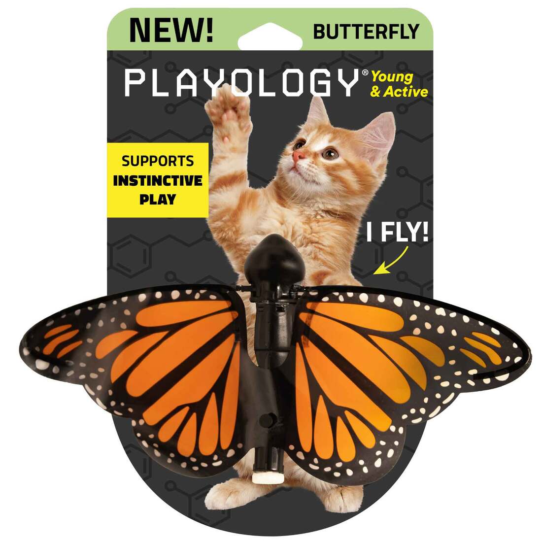 Playology Butterfly Cat Toy