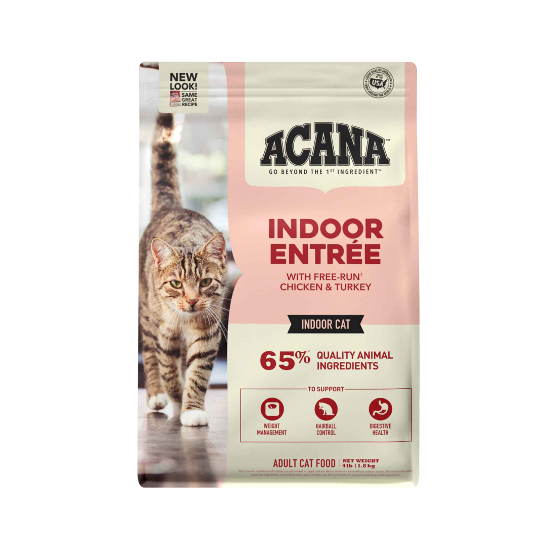 ACANA® Dry Cat Food for Indoor Cats, Indoor Entrée, Chicken, Turkey, Whole Herring, and Rabbit - Image 2