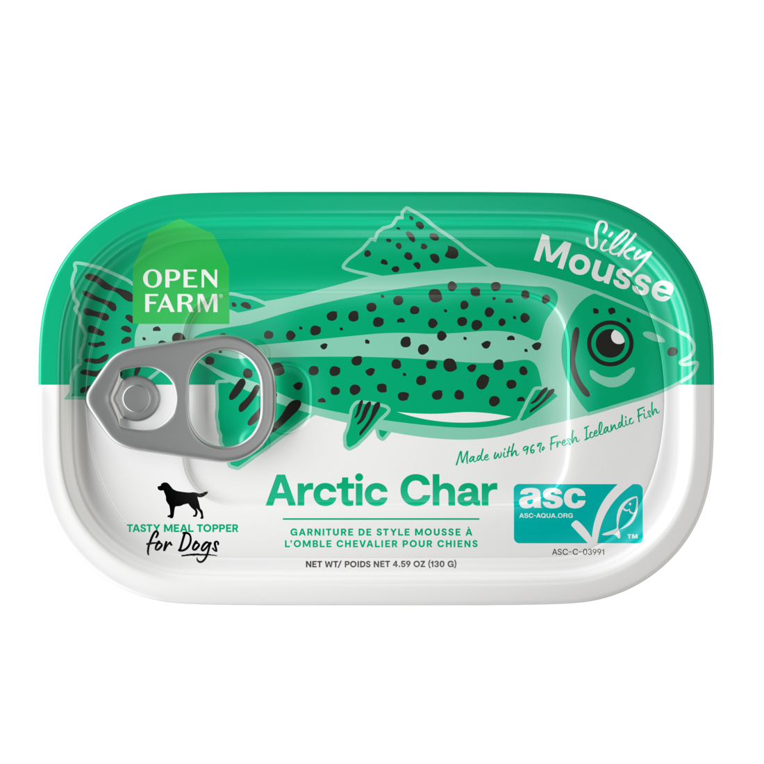 Open Farm Wet Dog Food Topper, Arctic Char, 4.6 Ounces