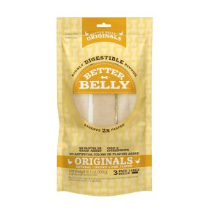 Better Belly Originals Natural Chicken Liver Flavor Large Rolls, 3 count