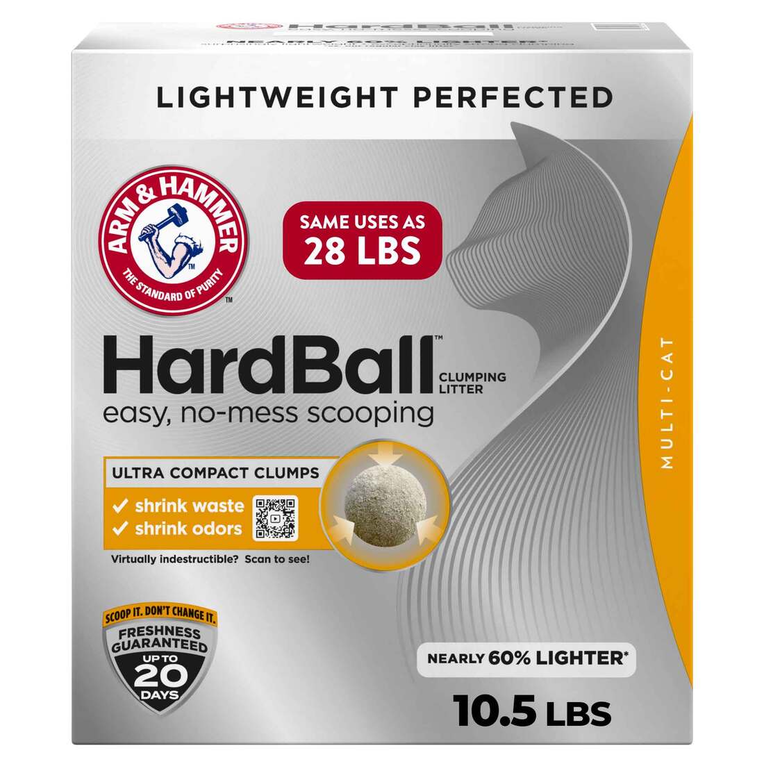 Arm & Hammer Hardball Lightweight MultiCat Cat Litter - Image 3