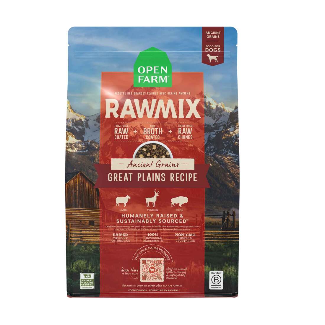 Open Farm RawMix Great Plains Ancient Grains Dry Dog Food