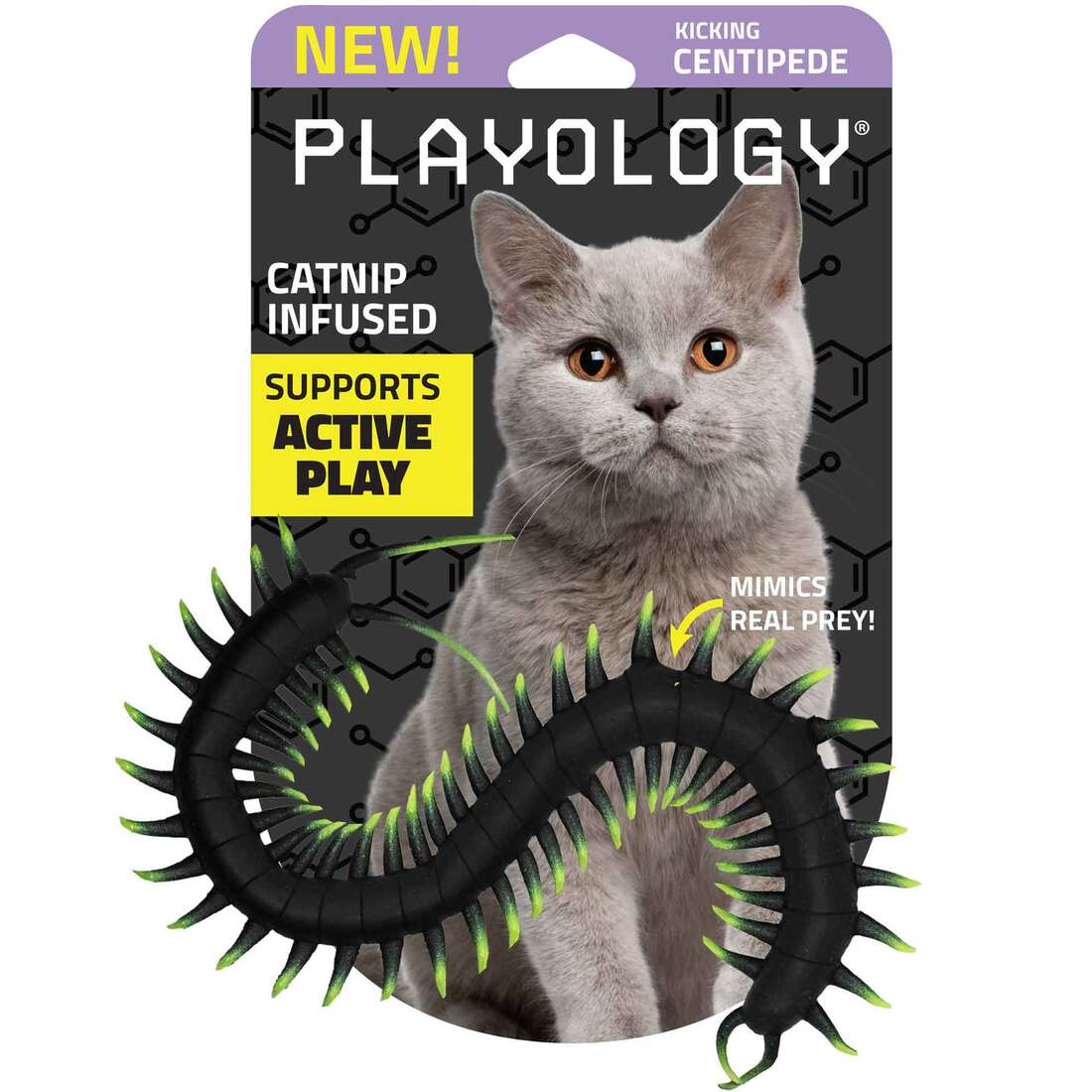 Playology Centipede Cat Toy