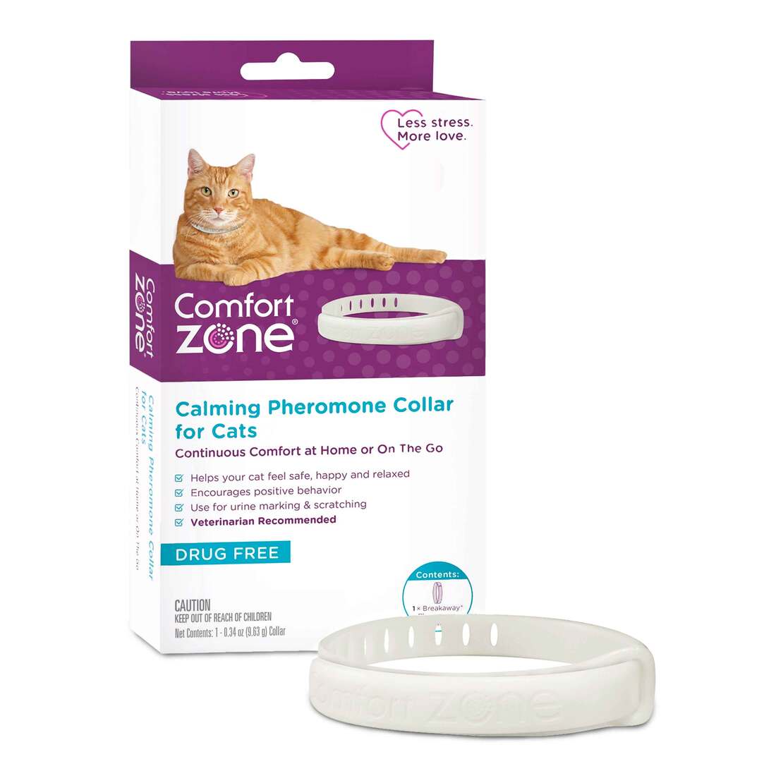 Comfort Zone Cat Calming Pheromone Collar - Image 2