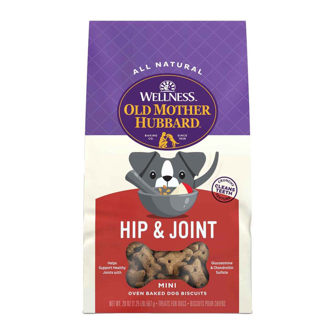 Old Mother Hubbard by Wellness Mother's Solutions Hip & Joint Natural Oven-Baked Biscuits Dog Treats