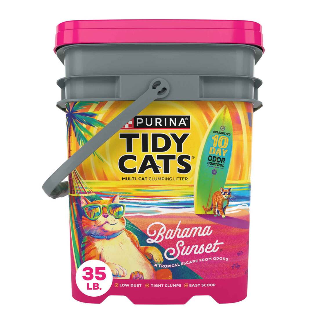 Purina Tidy Cats Bahama Sunset Scented Clumping Cat Litter