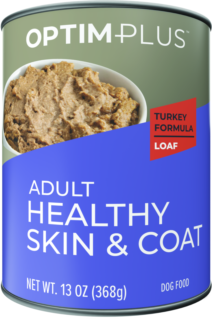 OptimPlus Adult Skin & Coat Turkey Formula Wet Dog Food, 13 Ounces