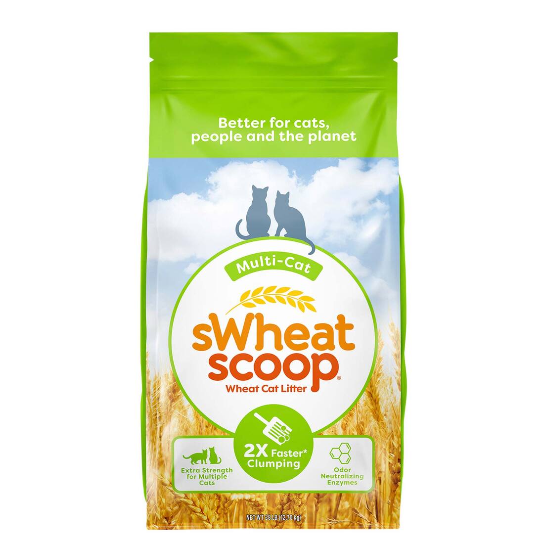 sWheat Scoop Multicat Litter