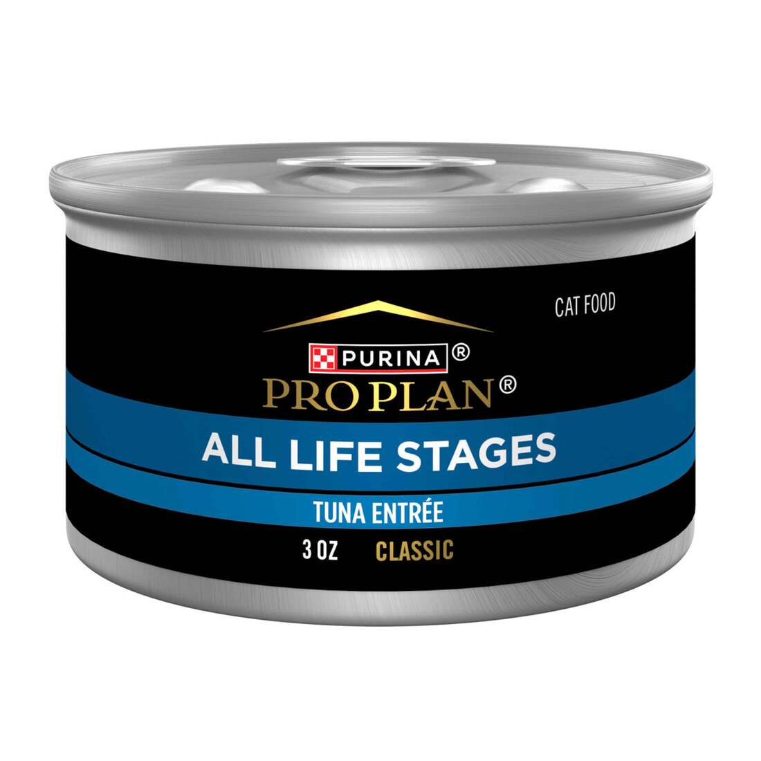 Purina Pro Plan All Life Stages Classic Pate Wet Cat Food, Tuna Entree - 3 Ounce Can