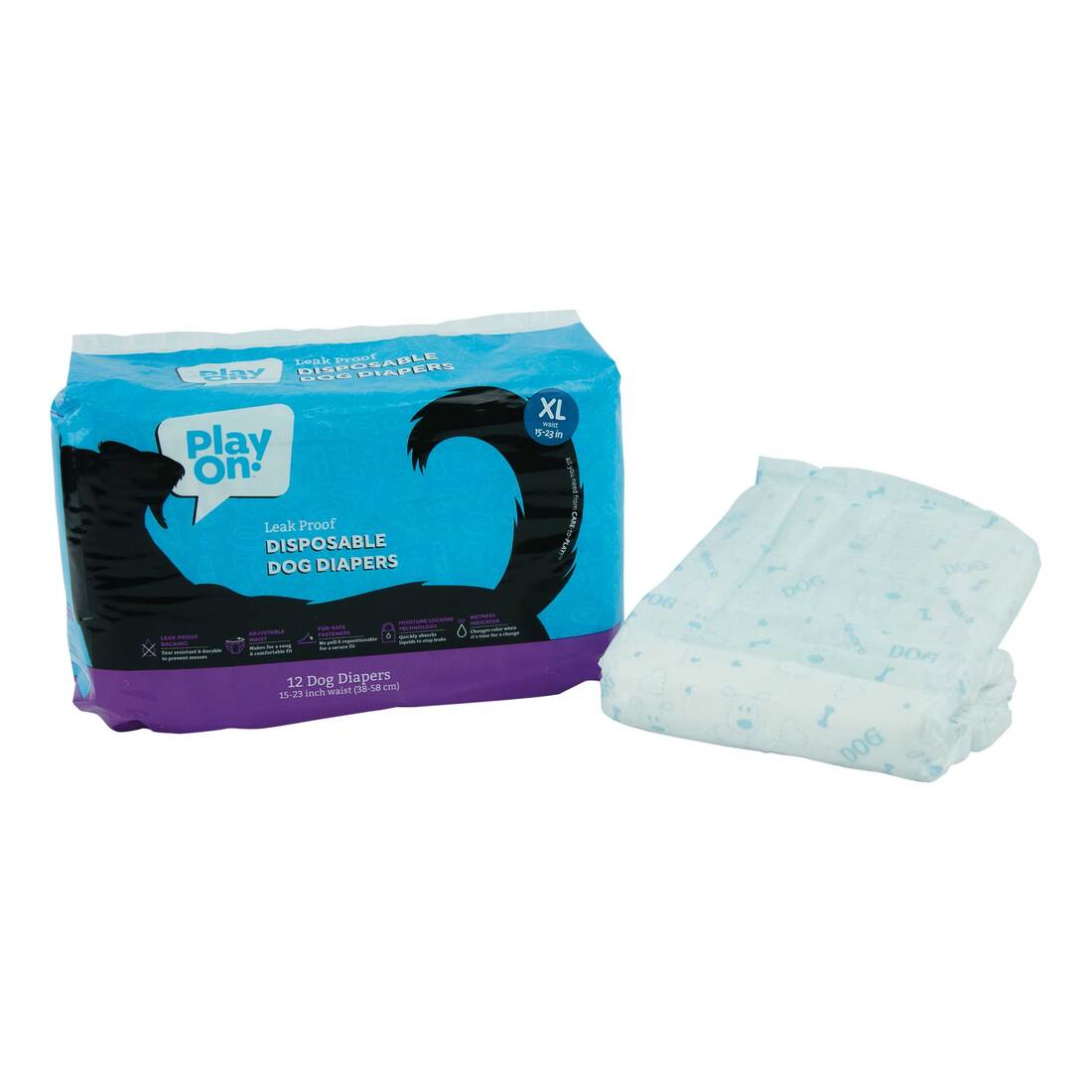 Play On Disposable Dog Diaper - Image 3