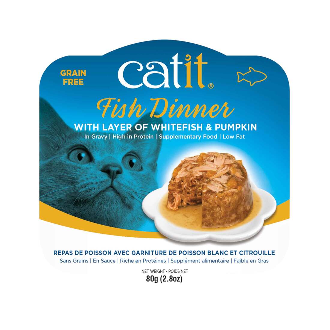 Catit Fish Dinner Wet Cat Food - Image 2
