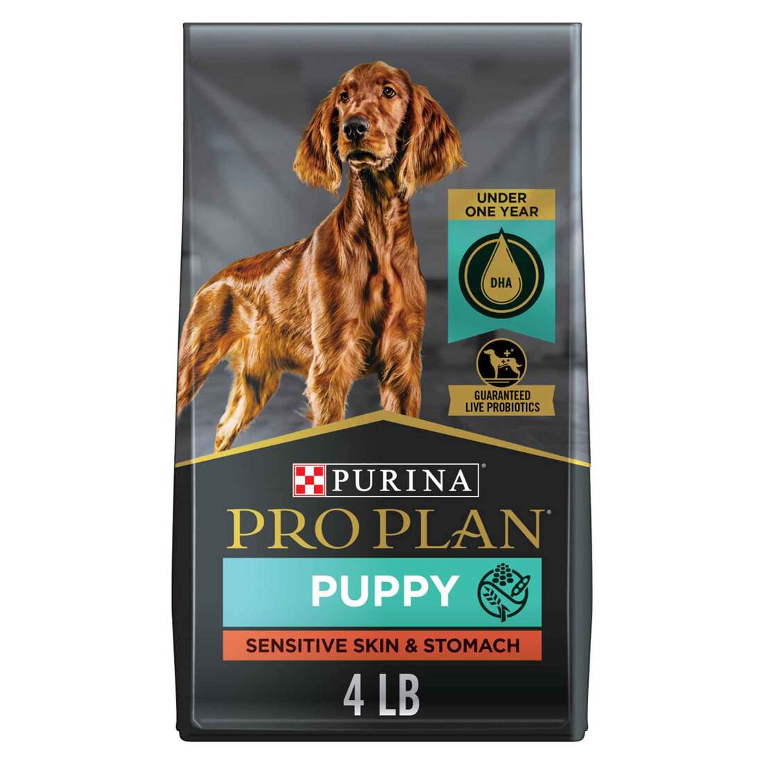 Purina Pro Plan Probiotic, Sensitive Stomach Dry Puppy Food, Sensitive Skin & Stomach Salmon & Rice - Image 2
