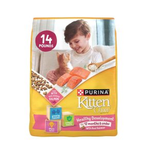 Purina Kitten Chow Healthy Development Dry Cat Food, Real Salmon